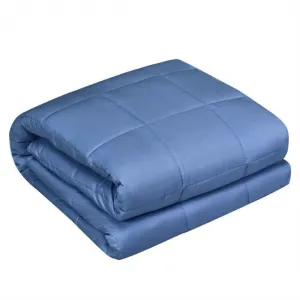 15 lbs 48" x 72" Premium Cooling Heavy Weighted Blanket-Blue