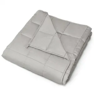 20 lbs 60" x 80" 100% Cotton Weighted Blanket - Light Gray