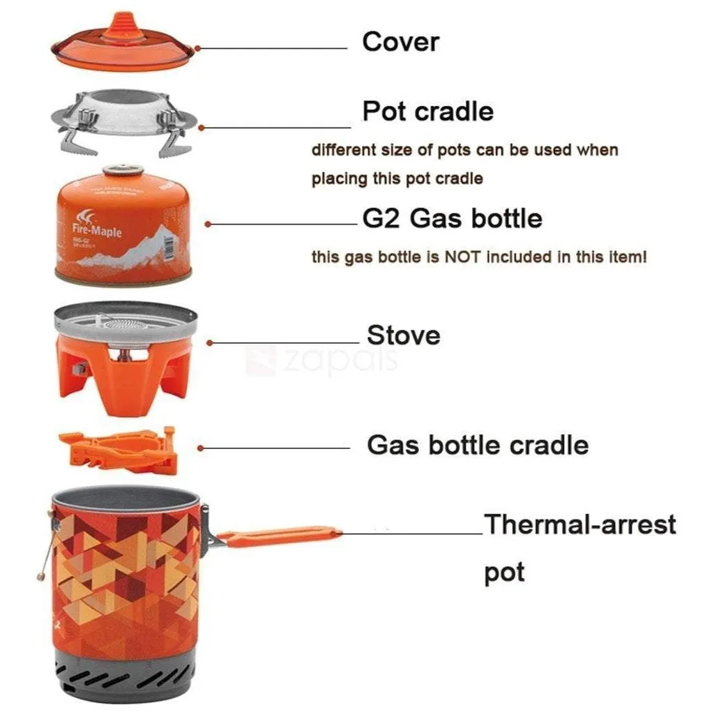 202641     ~ FIREMAPLE COOK SYSTEM X2