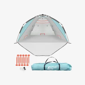 3-4 Person Luxury Beach Tent with UPF 50  Rated Sun Protection