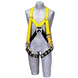 3M DBI-SALA Full Body Style Harness With Shoulder D-Ring, Pass Through Leg Strap Buckle And Tongue Buckle