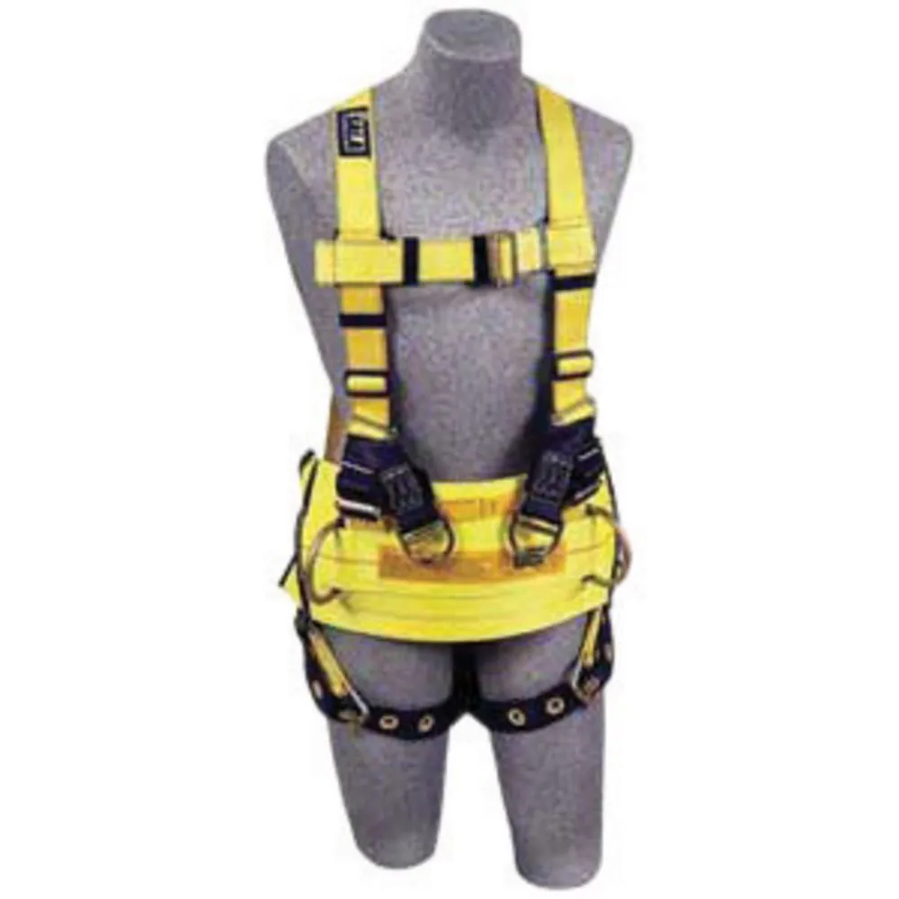 3M DBI-SALA X-Large Delta No-Tangle Full Body Style Harness With Back And Lifting D-Ring, Pass-Thru Chest And Tongue Leg Strap Buckle And Frontal Padding