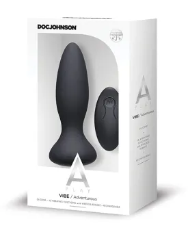 Remote-Controlled, Rechargeable Silicone Anal Plug for Adventurous Play