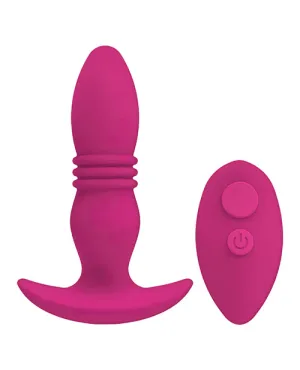 A Play Rise Rechargeable Silicone Anal Plug w/ Remote