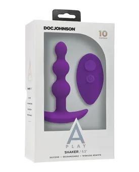 A Play Shaker Anal Plug - Purple