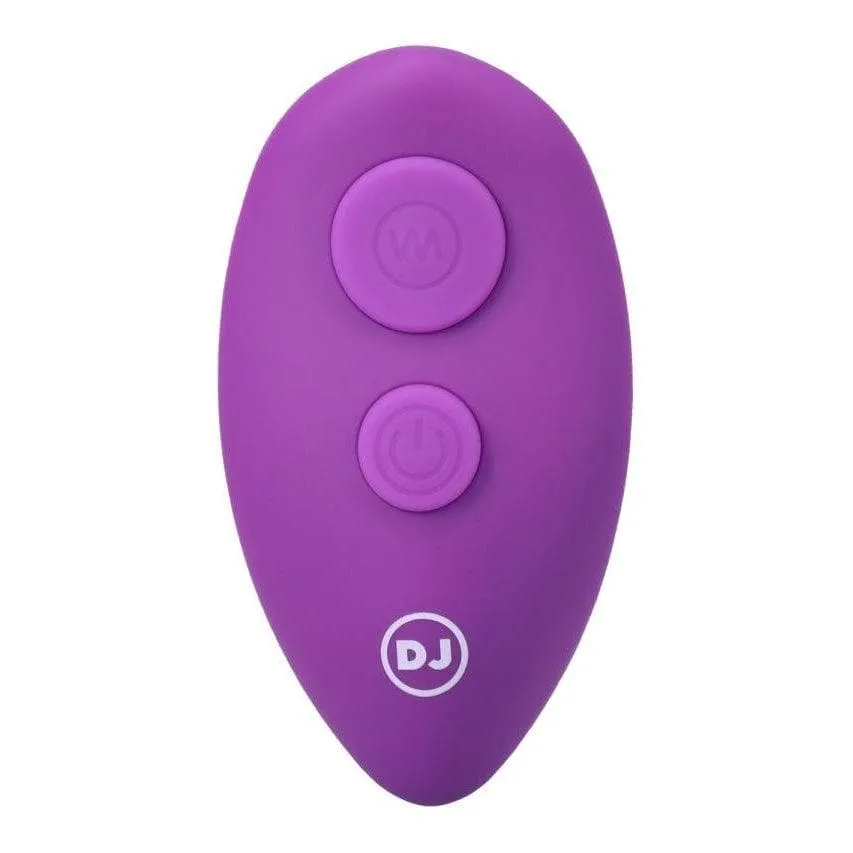 A-Play Shaker Rechargeable Silicone Beaded Anal Plug with Remote Control