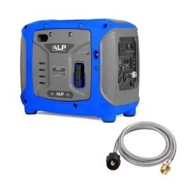 ALP 1000W Propane Portable Generator with Conversion Hose ALPG-BG-HCombo