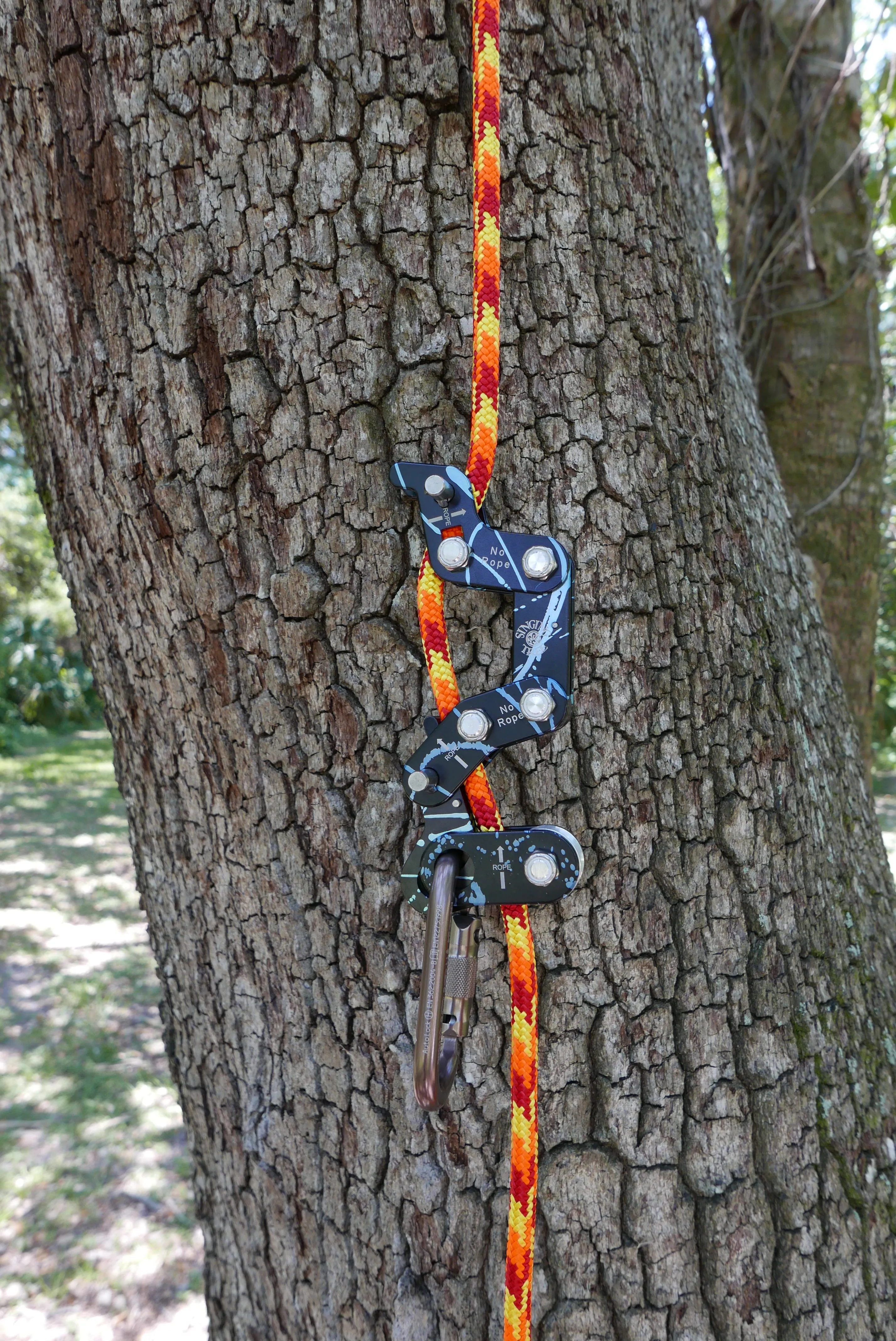 Arbo Space 11.5mm Huracan Climbing Line and Singing Tree Black Splash Rope Runner bundle