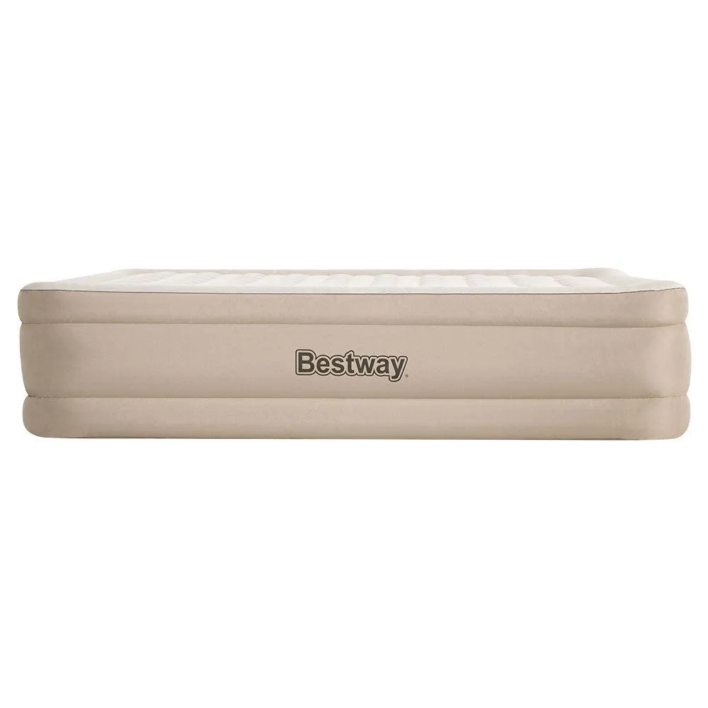 Bestway Air Bed Queen Size Mattress Camping Beds Inflatable Built-in Pump