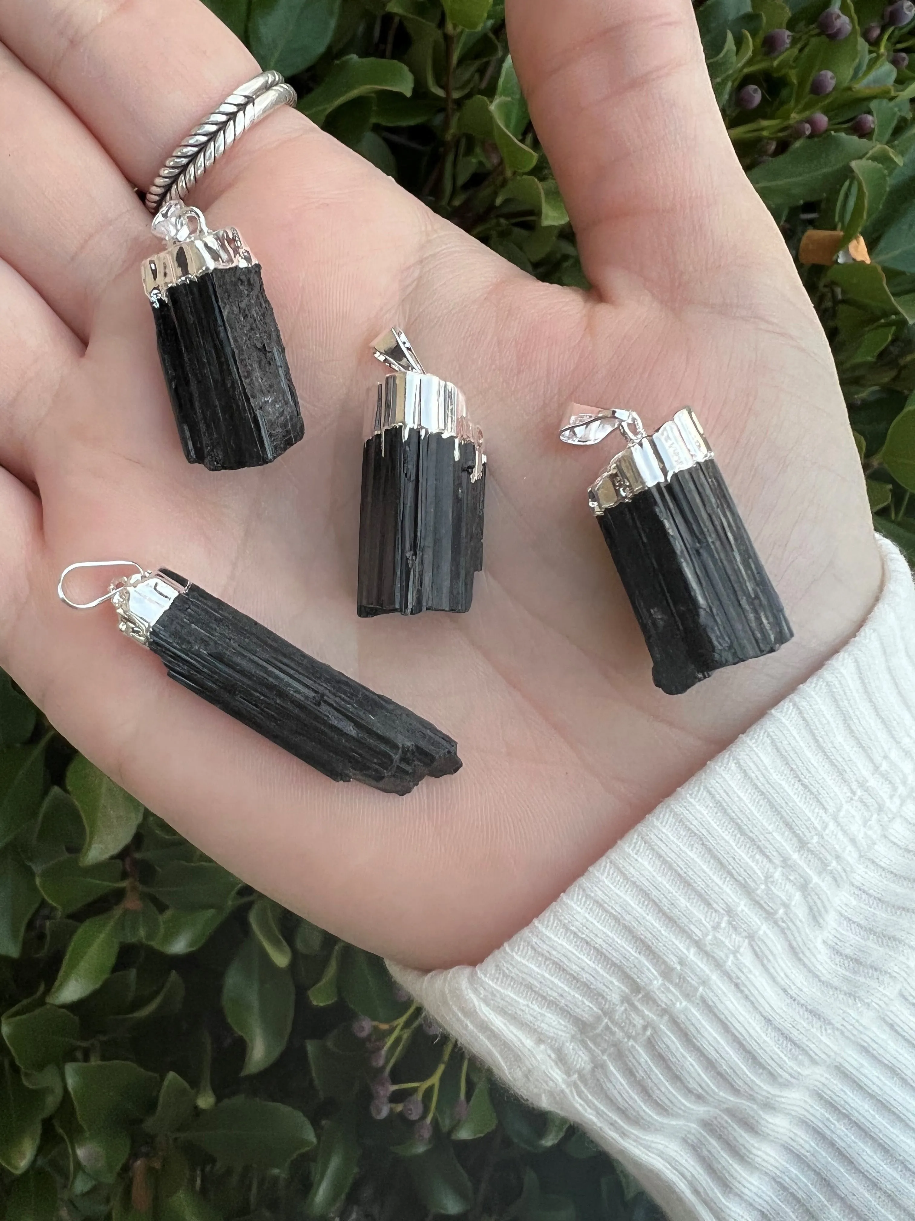 Black Tourmaline Pendant by HarleyRae