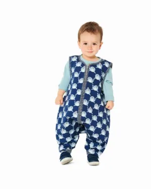 Burda Pattern 9298 Toddlers' Sleeping Bag with Legs – 
Overall Sleeping Bag