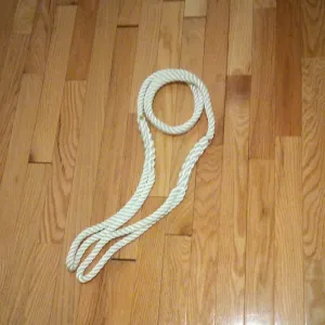 Custom 5/8" x 31' 6" Three Strand Mooring Pendant 100% Nylon Rope with Soft eyes on both end. (Tensile Strength 10.400 Lbs.)