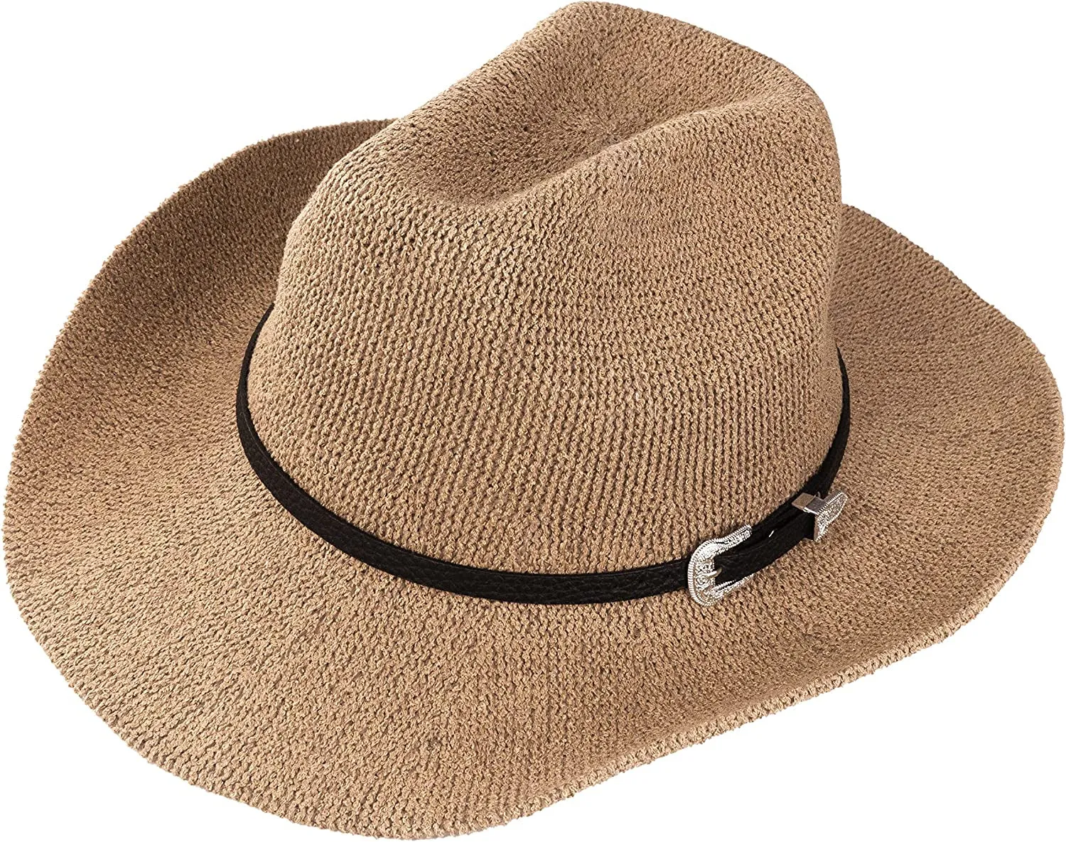 Faux Straw Cowboy Hat