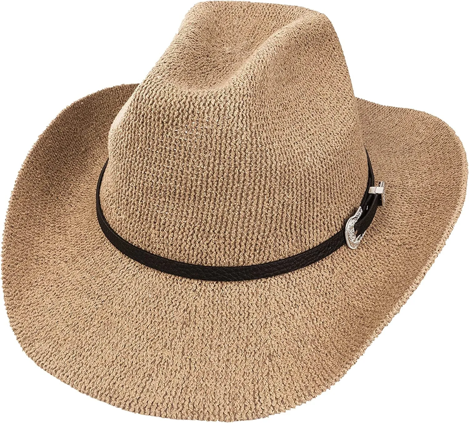 Faux Straw Cowboy Hat