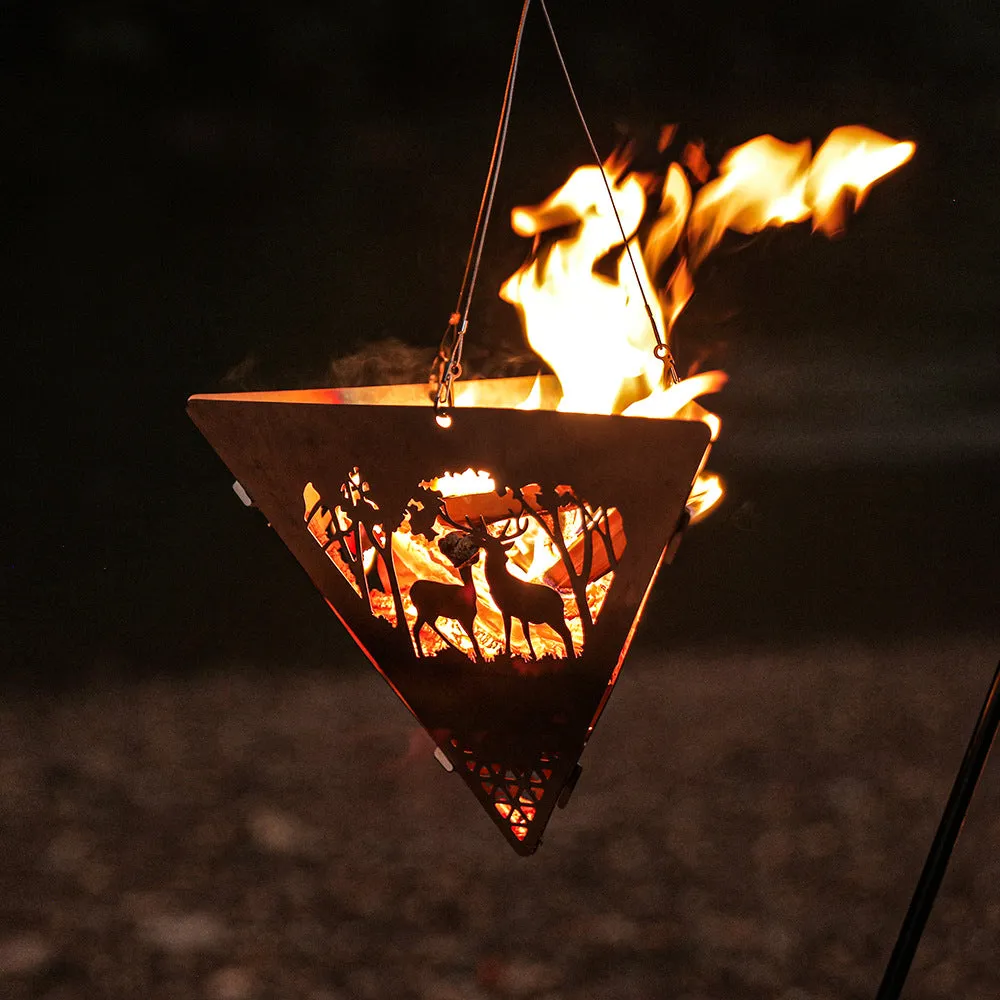 Outdoor Triangle Bonfire Stove