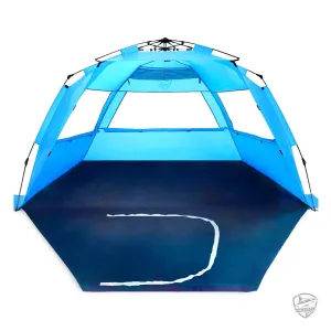 Pop Up Beach Tent | Extendable Floor with 3 Windows Plus Carrying Bag | Suitable for  4 person