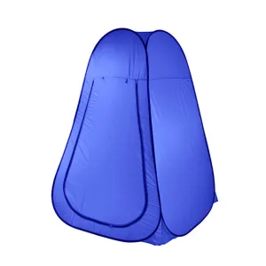 Pop Up Camping Shower Toilet Tent Outdoor Privacy Portable Change Room Shelter - blue