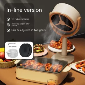 Portable Mini Range Hood | USB-Powered Smoke Extractor