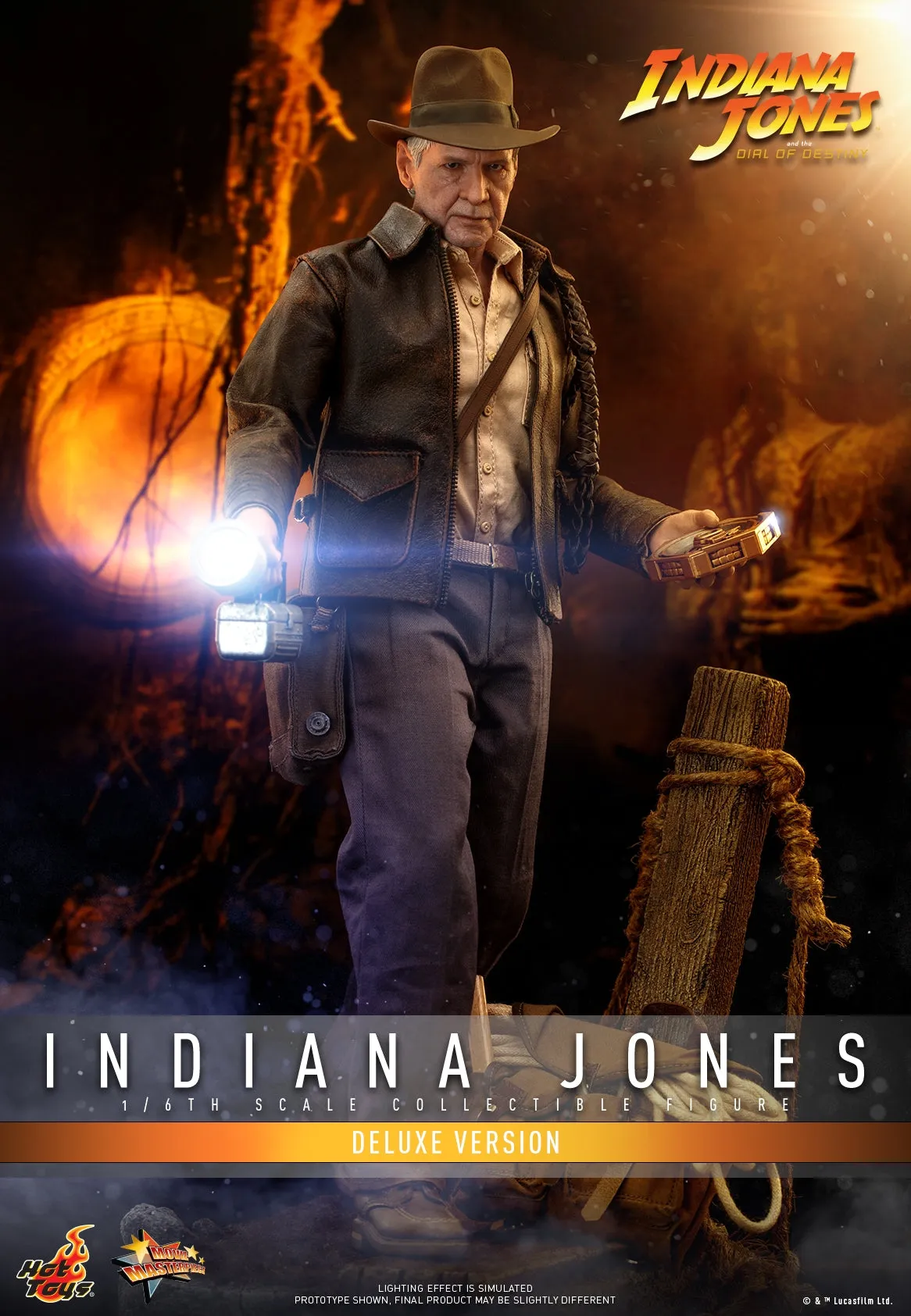 [Pre-Order] Hot Toys - MMS717 - Indiana Jones and the Dial of Destiny - 1/6th scale Indiana Jones Figure (Deluxe Version)