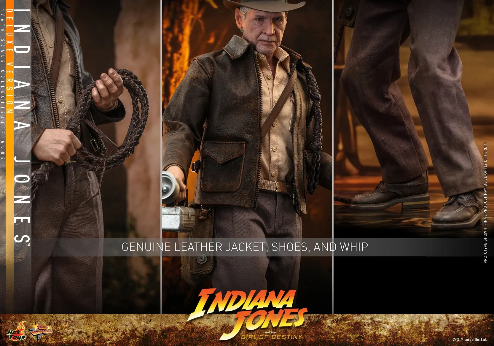 [Pre-Order] Hot Toys - MMS717 - Indiana Jones and the Dial of Destiny - 1/6th scale Indiana Jones Figure (Deluxe Version)