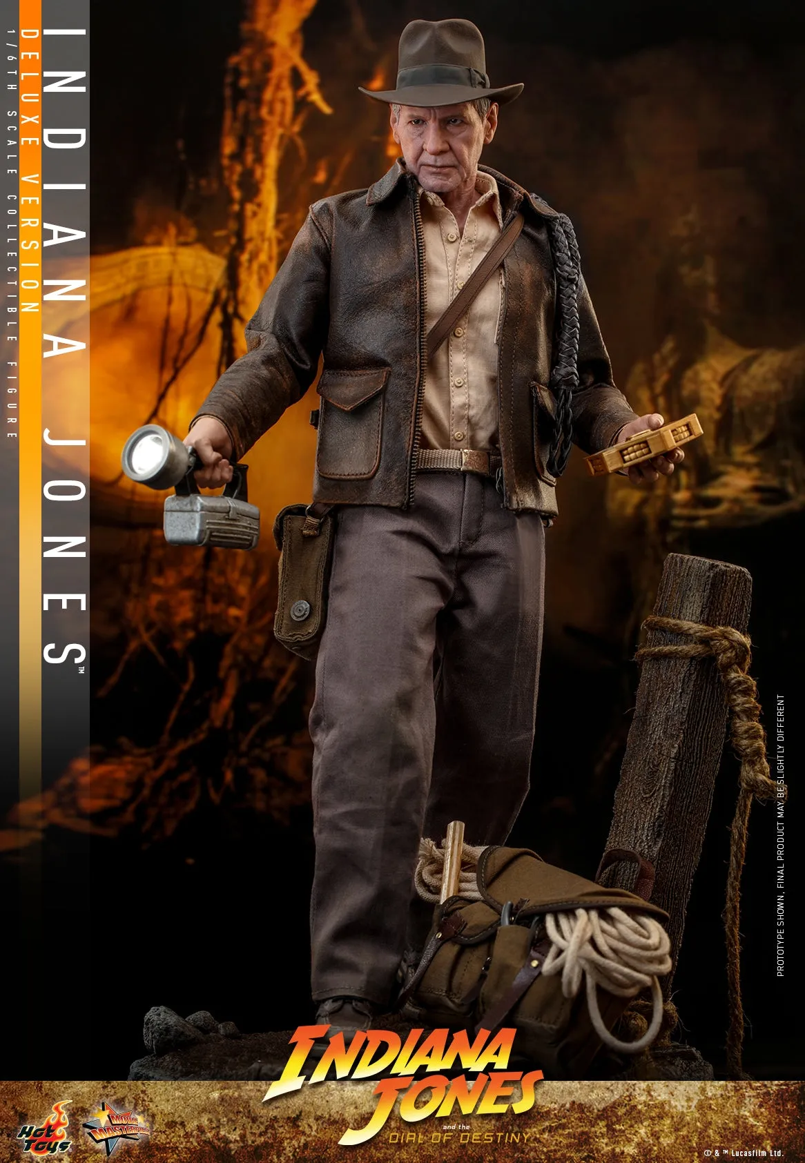 [Pre-Order] Hot Toys - MMS717 - Indiana Jones and the Dial of Destiny - 1/6th scale Indiana Jones Figure (Deluxe Version)